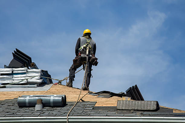 Professional Roof Replacement technician working in Bayville, NJ